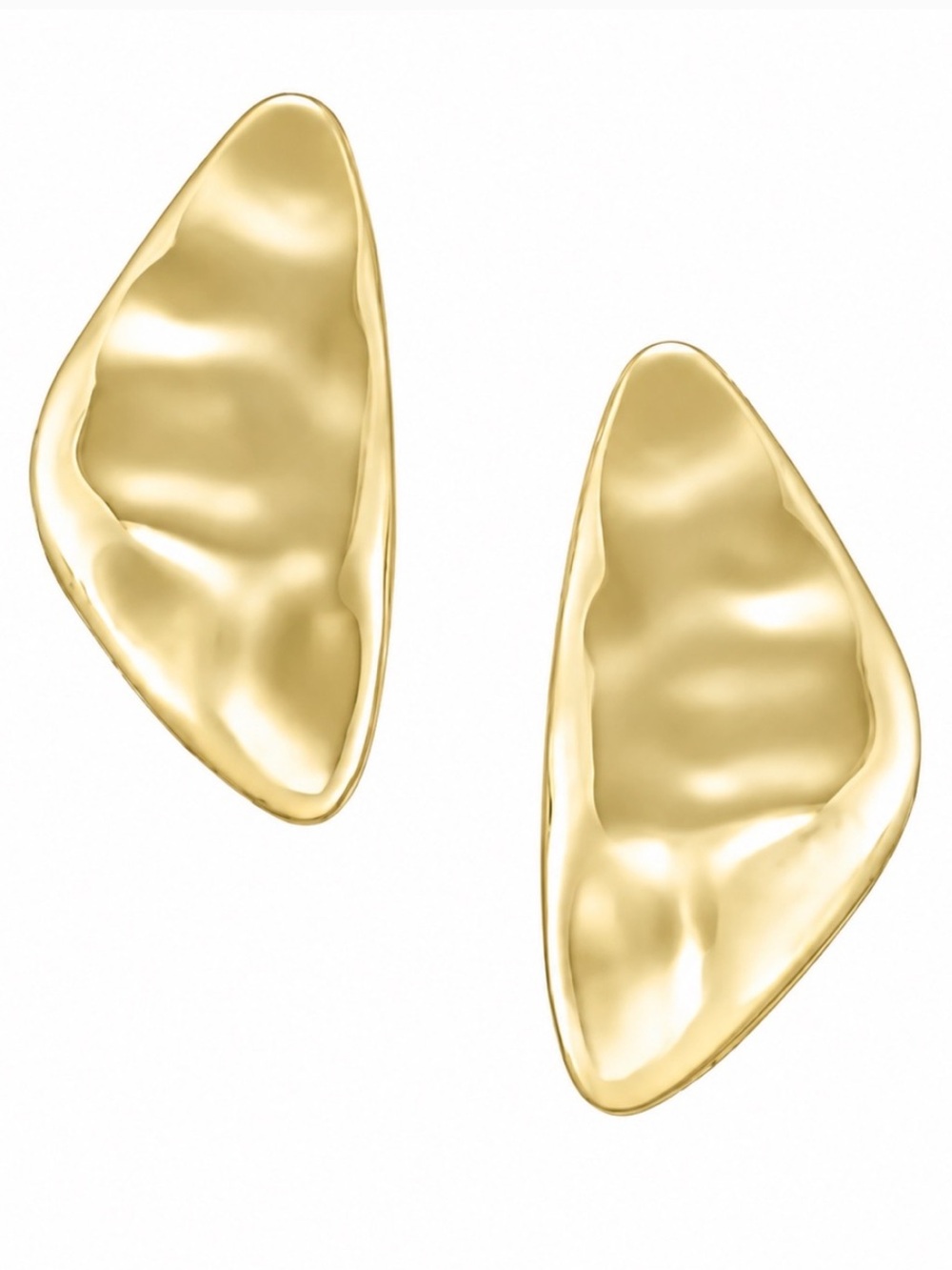 NEW Kendra Scott Kira Gold Sculptural Drop Earrings - Picture 2 of 8